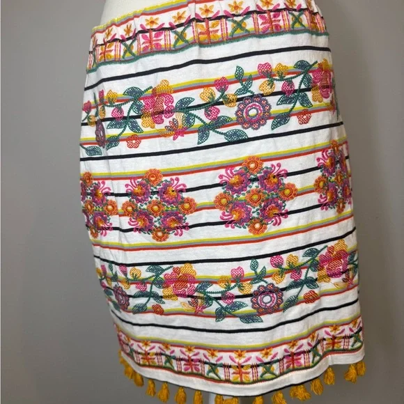 THML Anthropologie Embroidered skirt - Picture 2 of 4